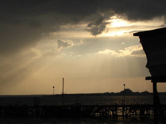 Pomorie during storm 1