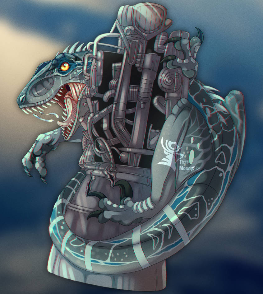 Raptor with a Raptor engine by TimelordLoki on DeviantArt