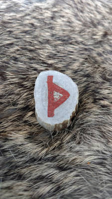 Antler runestone