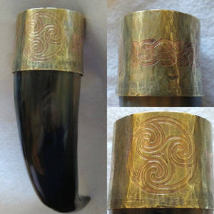 Celtic drinking horn