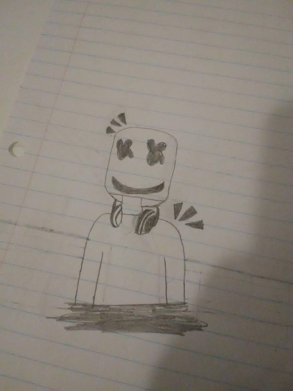 Marshmello Drawing By Calencodes On Deviantart Marshmello Drawing By Calencodes On Deviantart