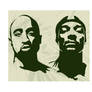 2pac And Snoop Dogg Stencils