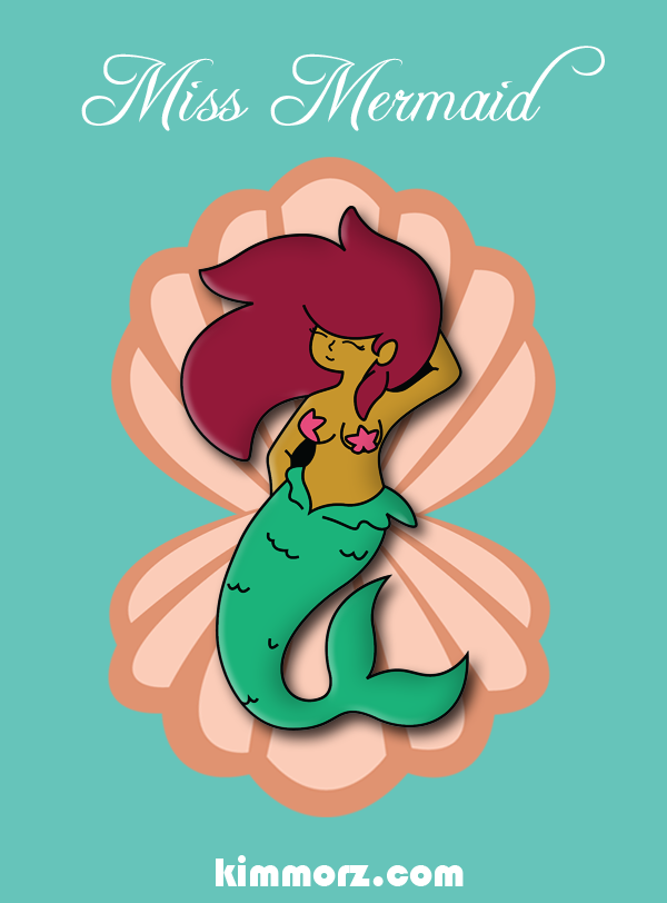 Miss Mermaid - Mockup by Kimmorz