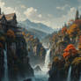 Cascading Chalet Dreams