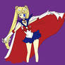 Sailor moon: cape colored