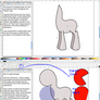 MLP: Vector Ponies in Inkscape Tutorial