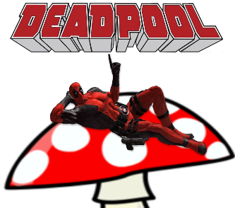 Deadpool On A Toadstool