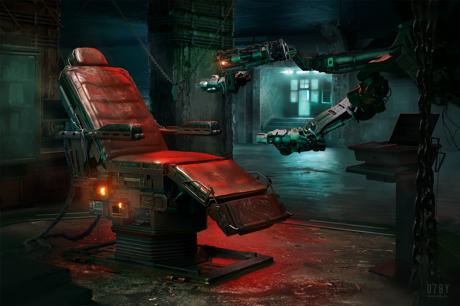 Underground Surgery Lab, concept design by OZBY-art on DeviantArt