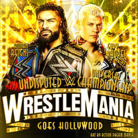 WWE WrestleMania 39 Poster ft. Reigns and Rhodes