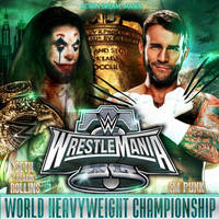 Seth Rollins Vs CM Punk at WWE WrestleMania 40 Art