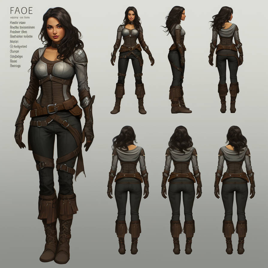 Female Rogue Character Art by LemonKiwi42 on DeviantArt