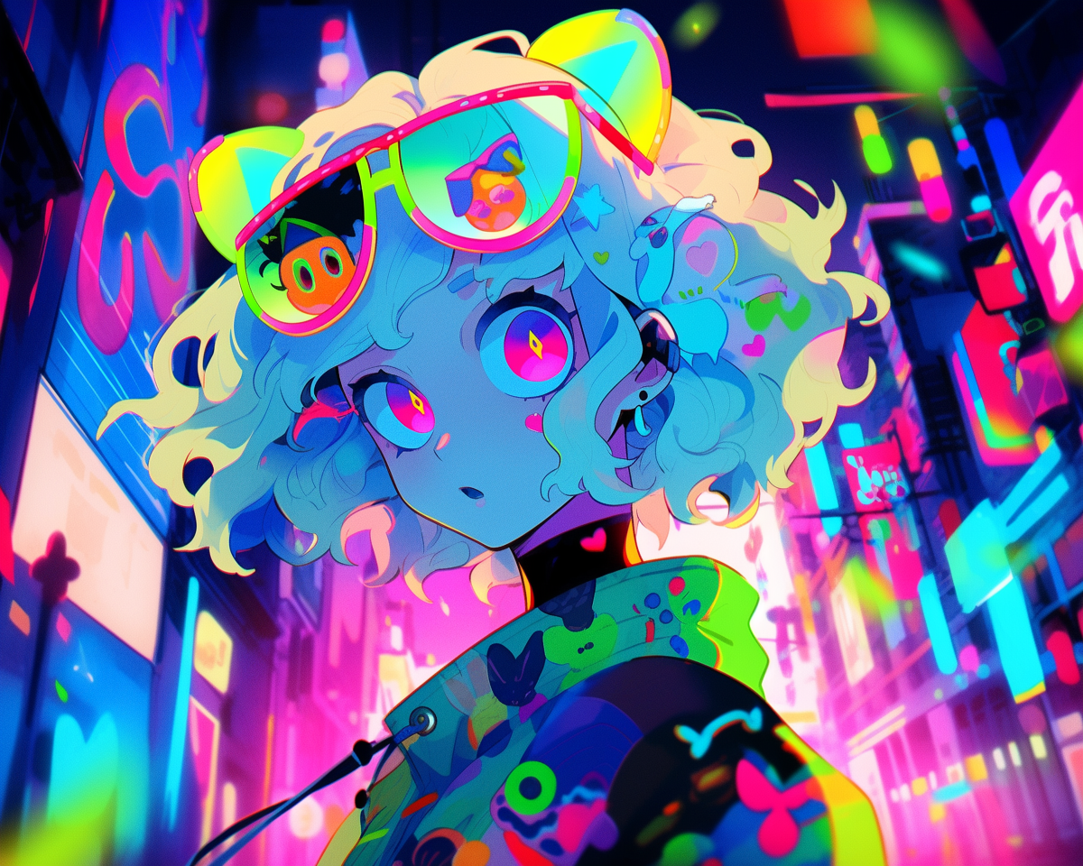 Neon Dreams by LemonKiwi42 on DeviantArt