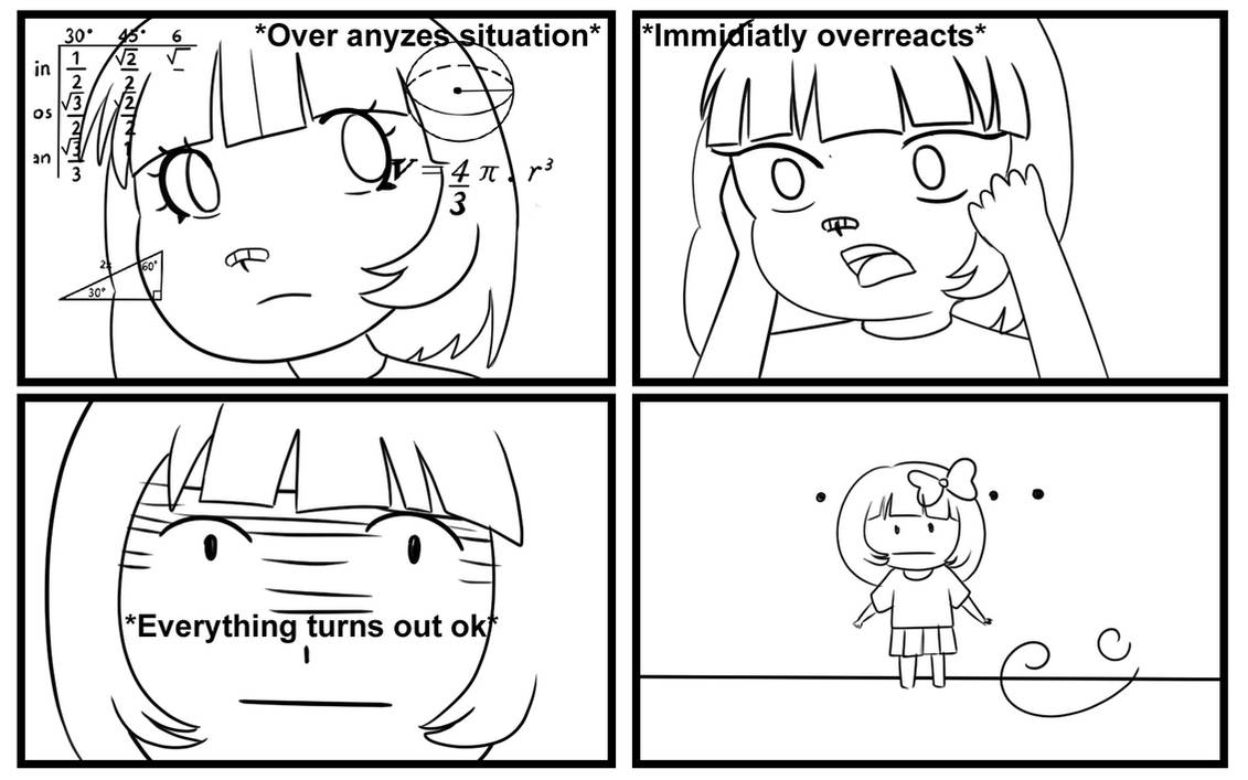 overthinking meme by Tstukihime on DeviantArt