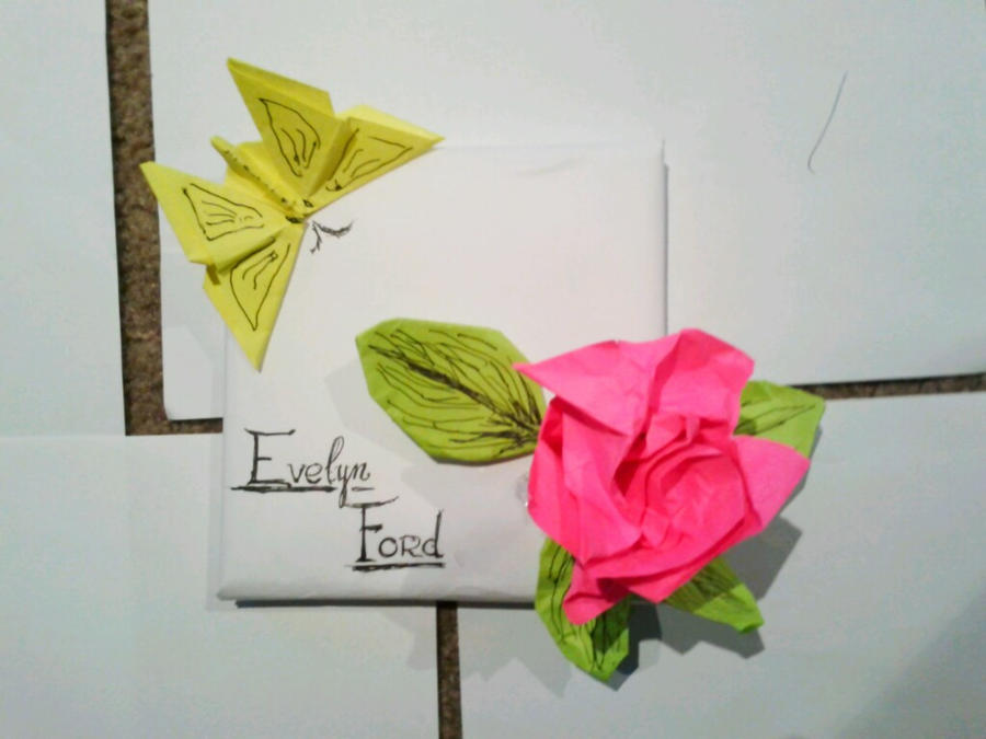 Random birthday gift - paper craft by Flower-Panda-Boy on DeviantArt