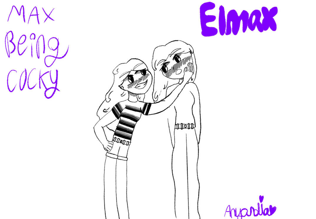 Elmax Sticker Max being cocky with eleven (ElMax ship) by Mu1ch1r0R0B1NM4RRYM3 on ...