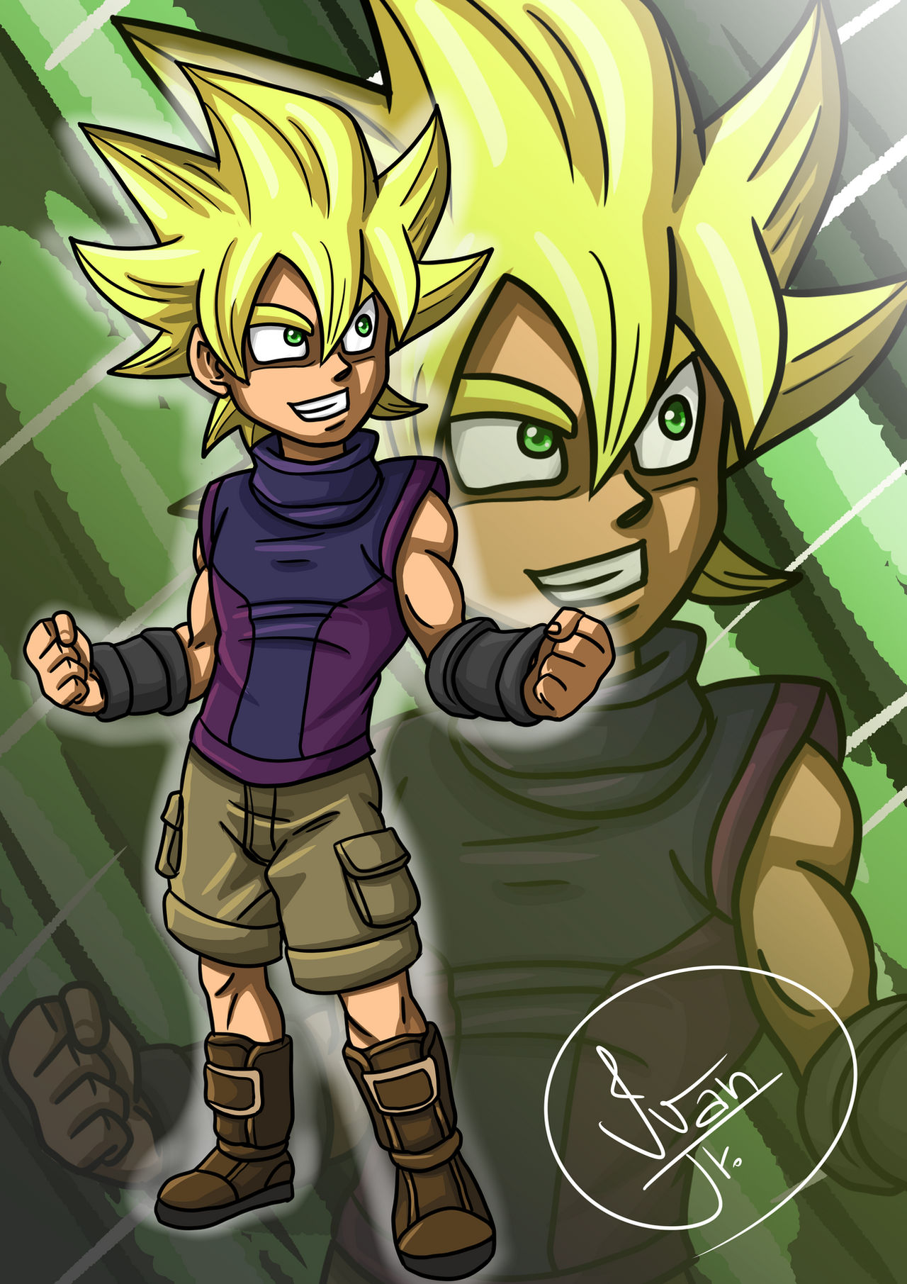Sayan Fnd Sayan Boy by Ivan048 on DeviantArt