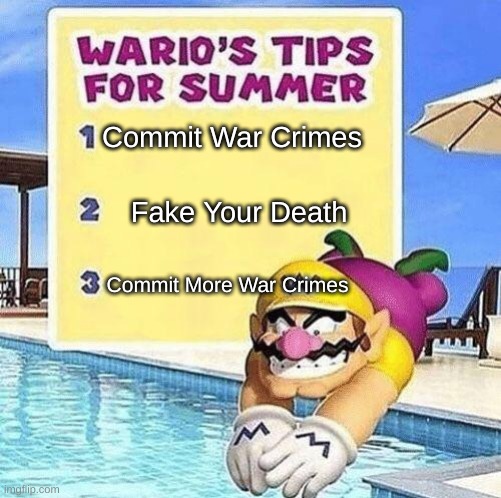 Wario's tips for the summer.