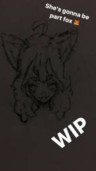 WIP - part fox BNHA OC 