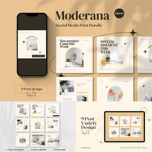 Moderana  Instagram Post Canva