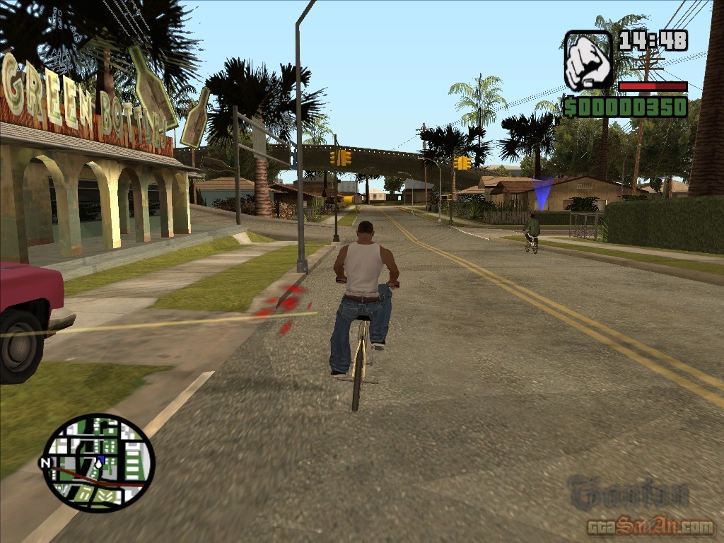 GTA SA PS2, but it's played on PC by HeavenLanes on DeviantArt