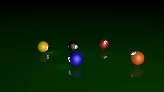 Pool Table 100 Segment Balls