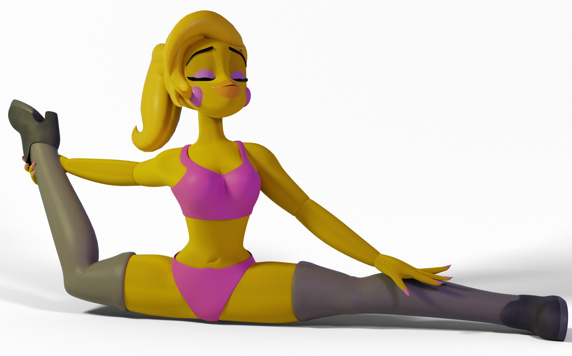 Fnafucn Highschool Toy Chica Wip01 By Cutietree On Deviantart from...