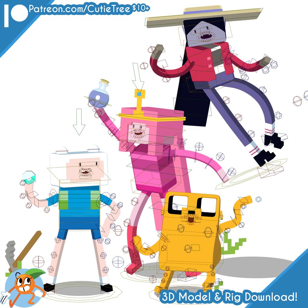 (AdventureTime)- Minecraft Rigs by CutieTree on DeviantArt
