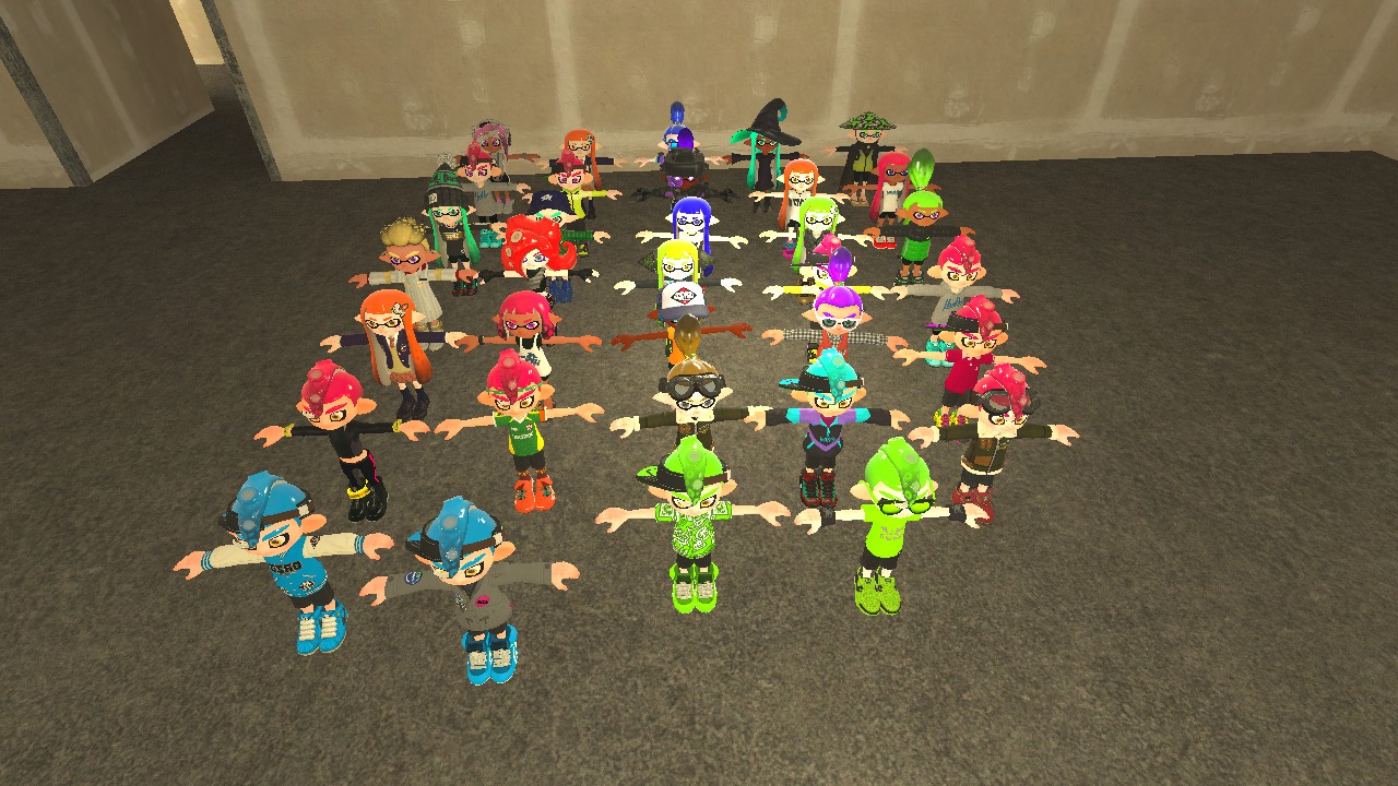 Splatoon character designs by BlockBusterXIII on DeviantArt