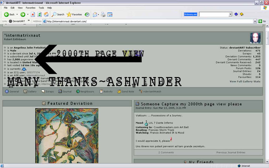 2000th pg, thanks Ashwinder