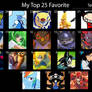 Top 25 Favorite Speedsters