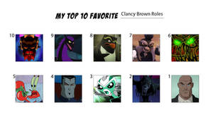 Top 10 Favorite Clancy Brown Roles