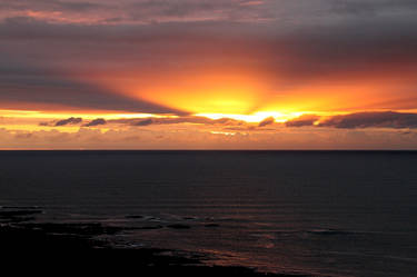 Sunrise in St Cyrus, 2