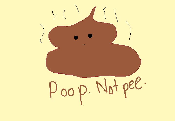 poop not pee