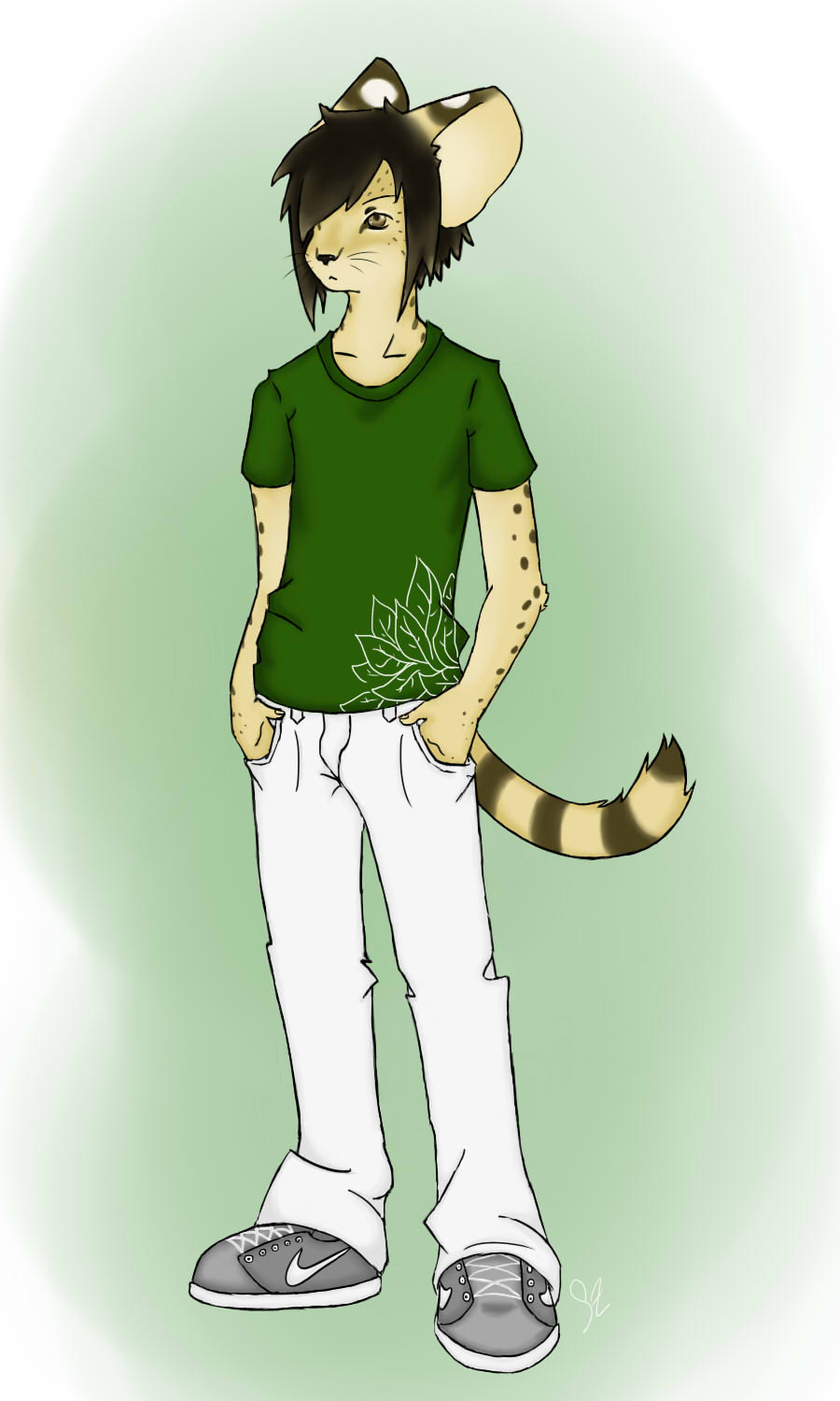 Nataniel the serval