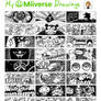 Miiverse drawings collage (wiiu)