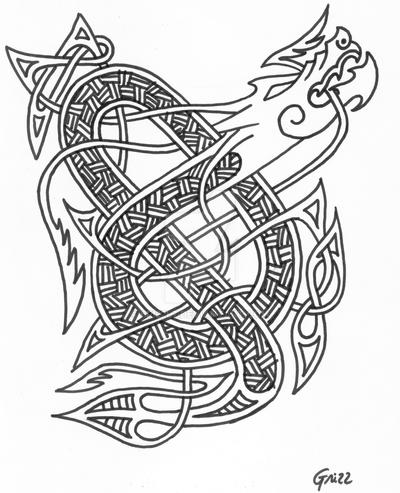 CELTIC DRAGON TATTOO By 6RI22L7 On DeviantArt celtic-dragon-tattoo-by-6ri22l7-on-deviantart