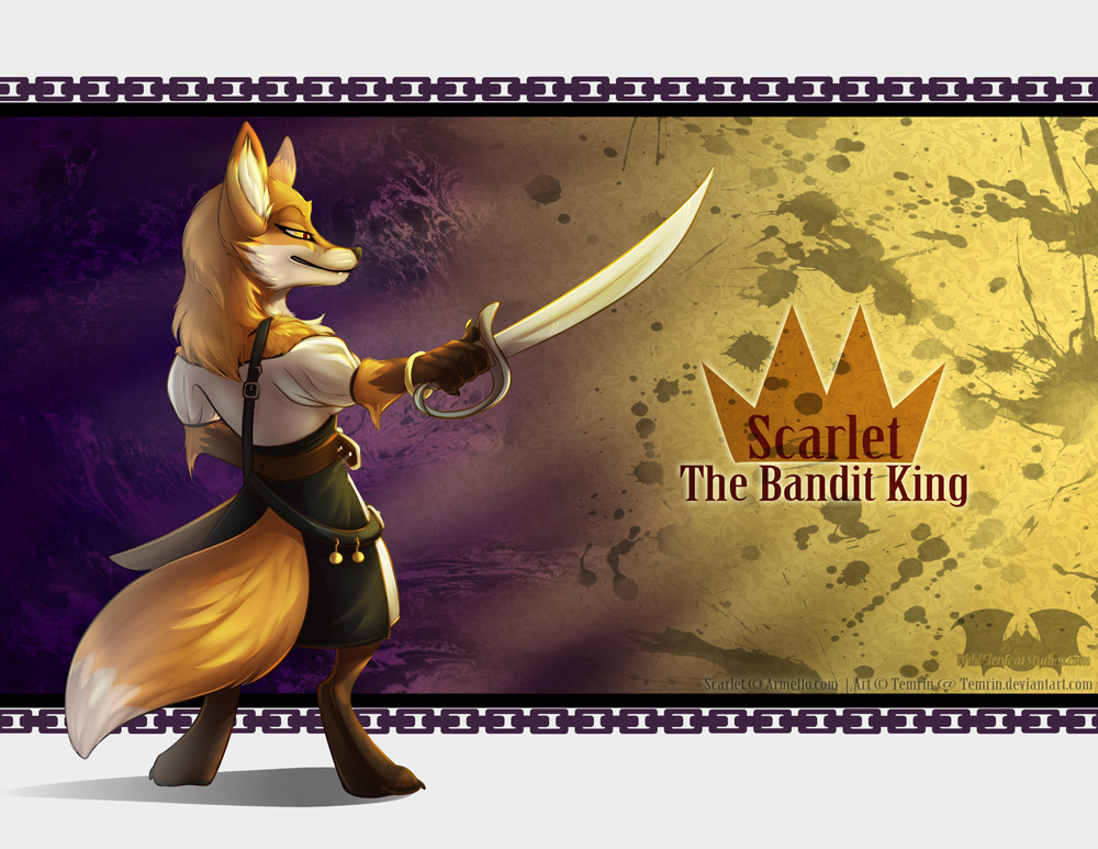 [P] - Scarlet - Armello [FREE DESKTOP BG!]