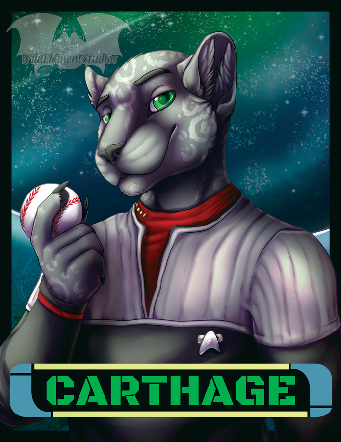 VancouFur 2017 Badge - Carthage