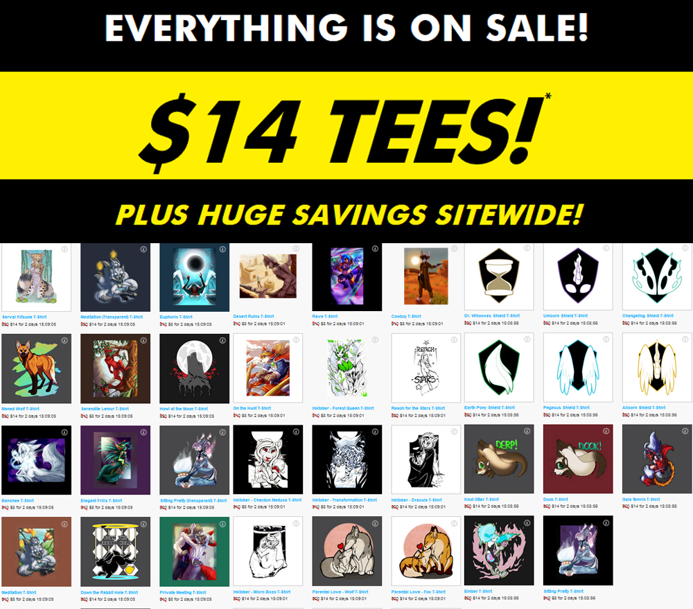 BIG SALE! $14 Tshirts and more!