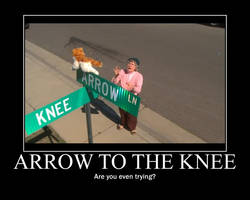 Smosh Arrow to the Knee Motivator