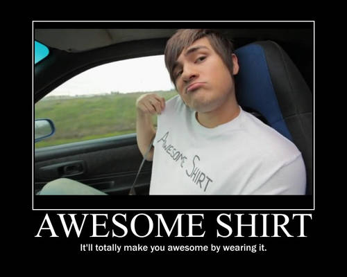 Smosh Awesome Shirt Motivator