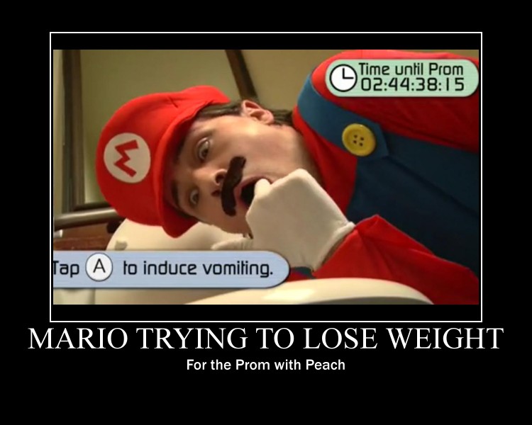 Mario Trying to Lose Weight