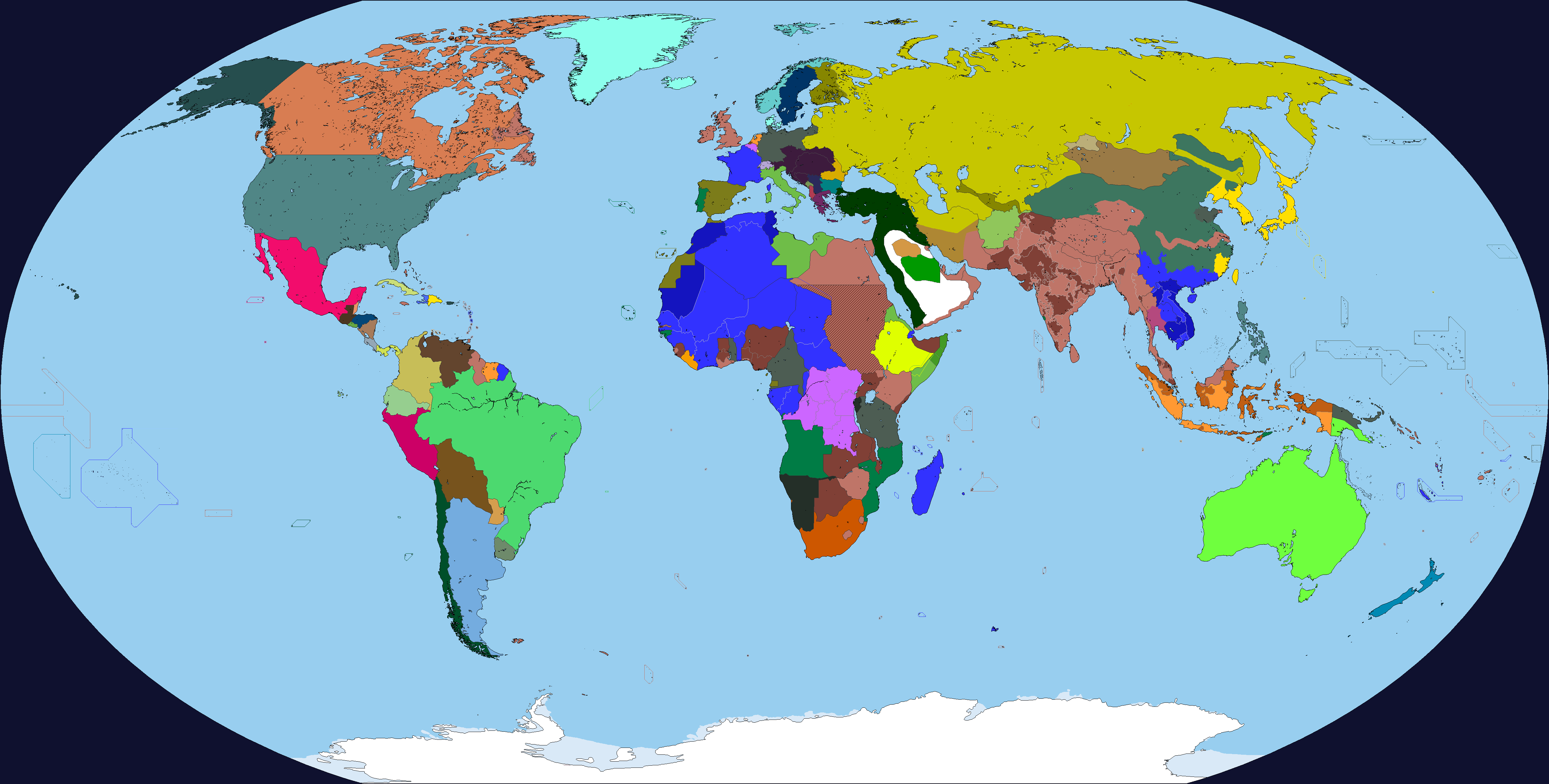27 July 1914 World Map (More Detalied) by QuisaMaps on DeviantArt