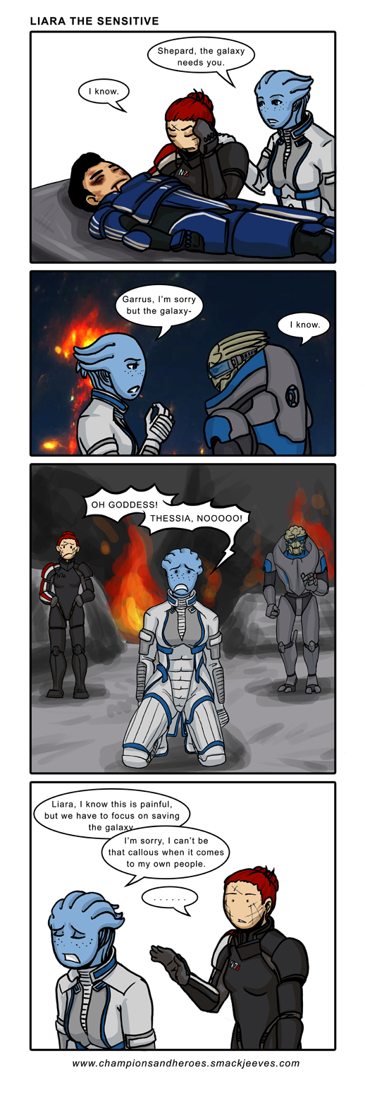 C+H [ME3 spoilers]: Liara the Sensitive