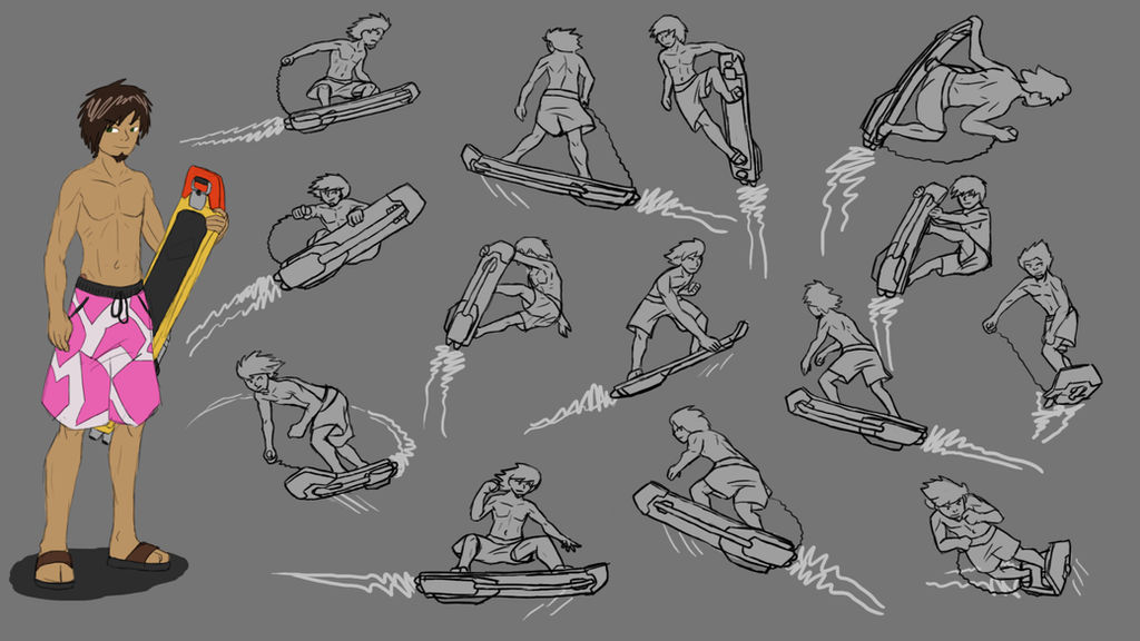 Hoverboard Pose Practice by ScottaHemi on DeviantArt