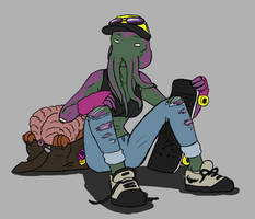 90s style mind flayer (sk8r)