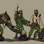 Steam Cyborg Soldiers