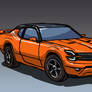 Retro Futuristic Pontiac GTO