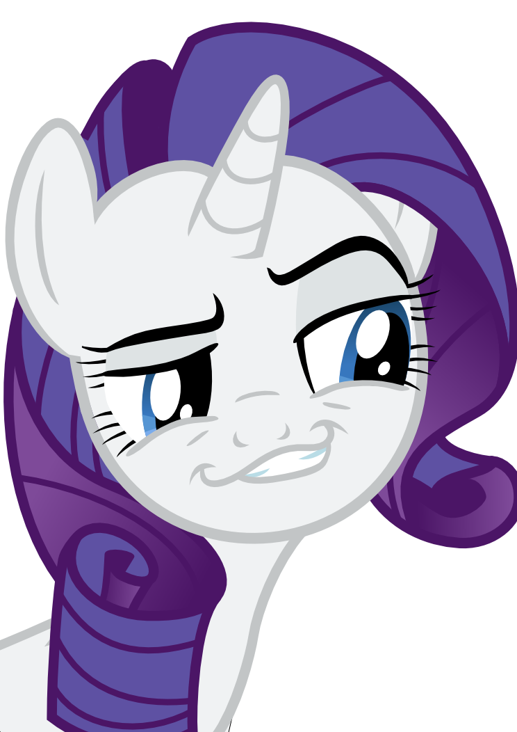 Rarity Smirk