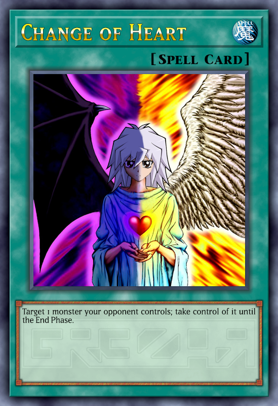 change of heart yugioh card Change of Heart orica custom card obelisk tormentor winged dragon of ra egyptian gods god altered